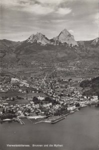 Switzerland Postcard - Vierwaldstattersee. Brunnen Und Die Mythen  RS23815