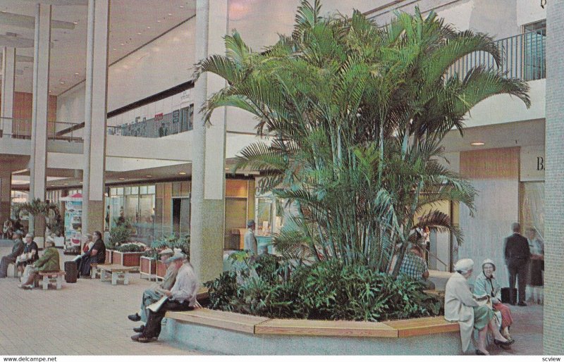 ROCHESTER, New York, 1950-1960s; Under The Palms In Midtown Plaza Mall