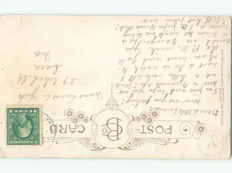 Bamforth Comic DOG DRINKING FROM BABY BOTTLE AB9921