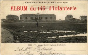 CPA Militaire Toul - Vue générale du 146e Régiment d'Infanterie (90321)