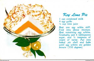 Recipe Card Key Lime Pie