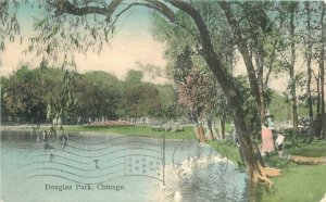 Chicago Illinois Douglas Park 1907 Hand Colored Postcard MacFarlane 20-1731