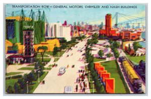 Chrysler GM Nash Buildings Century of Progress Chicago IL UNP DB Postcard K16