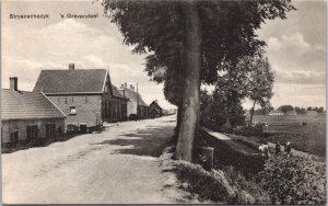 Netherlands Styenschedyk  's-Gravendeel Vintage Postcard 09.33