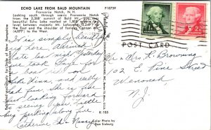 New Hampshire, Franconia Notch - Echo Lake - Bald Mountain - [NH-302]