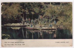 Off to Camp Boating Seguin River Parry Sound Ontario Canada 