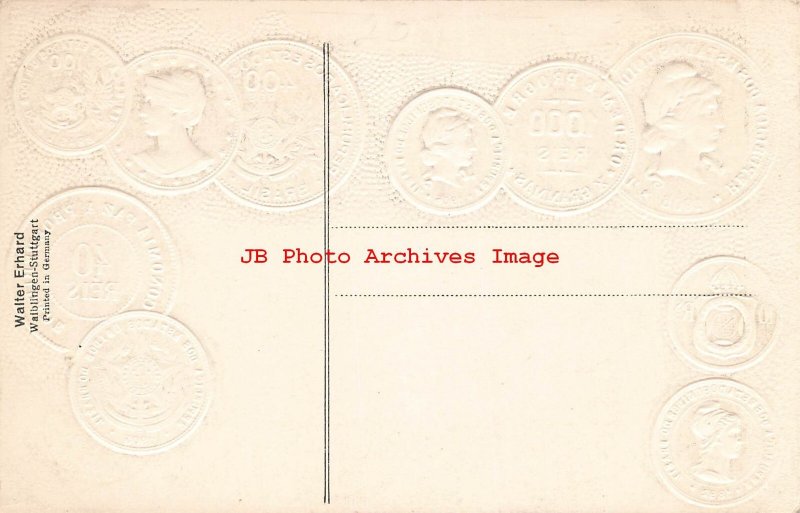 Numismatic Coin Postcard, Brazil
