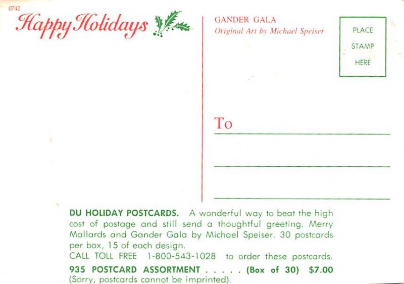 Happy Holidays - Geese