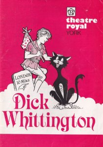 Dick Whittington York Pantomime Rock Follies Theatre Programme