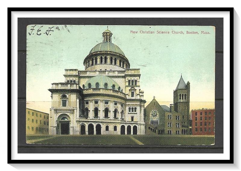 Massachusetts, Boston - New Christian Science Church -  Undivided - [MA-512]