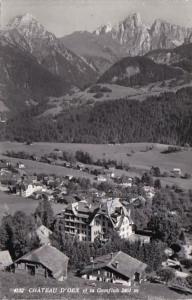 Switzerland Chateau D'Oex et la Gumfluh 1967 Photo