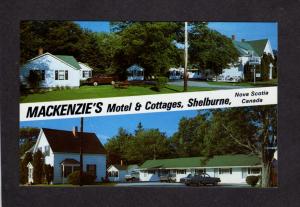 NS Mackenzies's Motel Cottages Shelburne Nova Scotia Canada Carte Postale