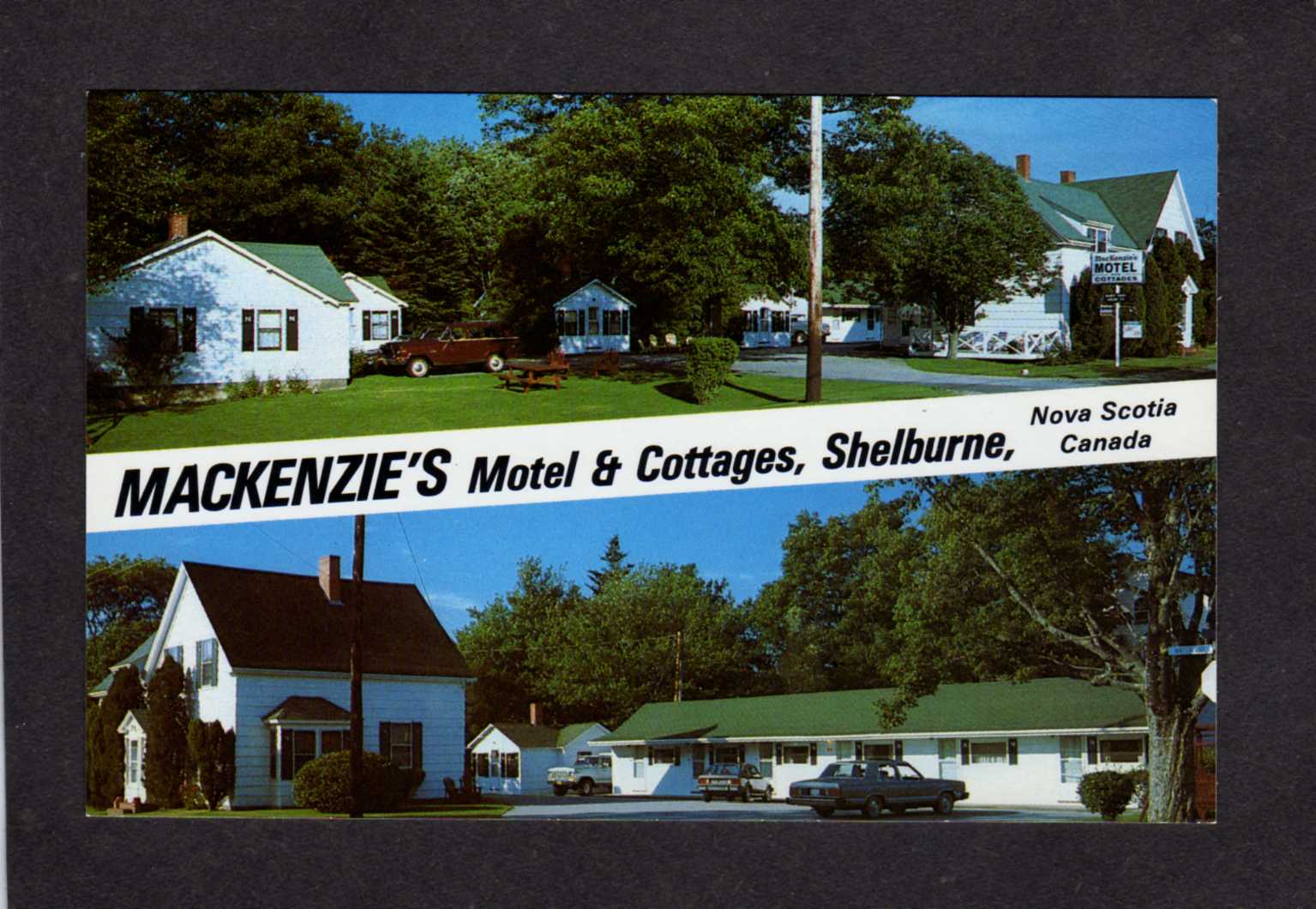Ns Mackenzies S Motel Cottages Shelburne Nova Scotia Canada Carte Postale Canada Nova Scotia Other Postcard Hippostcard
