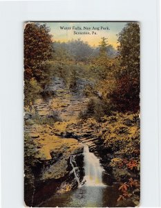 Postcard Water Falls, Nay Aug Park, Scranton, Pennsylvania