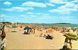 New Hampshire Hampton Beach Sweeping View 1970