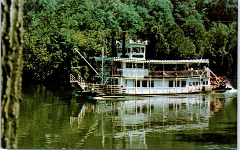 Postcard - The Lorena sternwheeler - Zanesville, Ohio