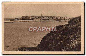 Postcard Old Saint Malo Vue Generale Taking the Corniche d & # 39Aleth