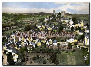 Postcard Modern Turenne Vue Generale By Plane To Top