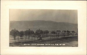 Woodsville NH Grafton County Buildings c1910 RPPC Train Station?