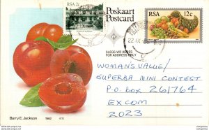 RSA South Africa Postal Stationery to Excom