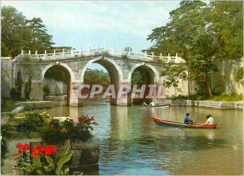 Postcard Modern Three Arch Bridge of the Back Lako China China