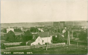 Port Arthur Ontario Birdseye Unused Postcard E68