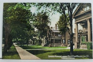 Canada Queen's Avenue Looking West From Wellington St London c1906 Postcard L18