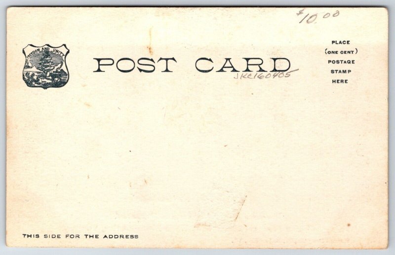 White River Junction Vermont~Union Passenger Station Cafe Lunch Counter~c1905