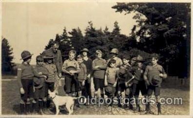 Bolderwood, 1924, Boy & Girl Scout, Scouting, Bolderwood 1924 Unused crease f...