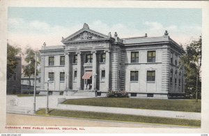 DECATUR , Illinois , 00-10s ; Carnegie Free Public library