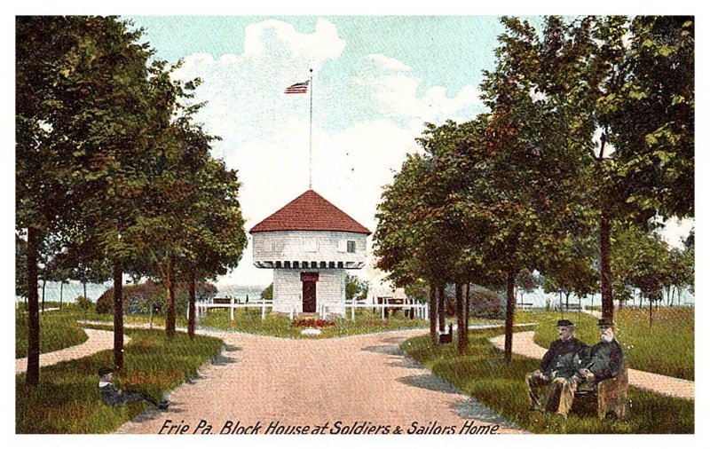 Pennsylvania Erie . Block House, Soldiers and Sailors Home