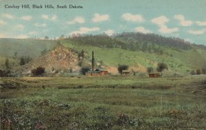 Cowboy Hill Black Hills South Dakota USA Old Postcard