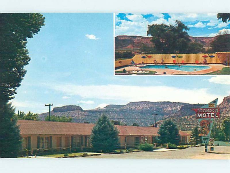 Unused Pre-1980 MOTEL SCENE Kanab Utah UT HJ8199