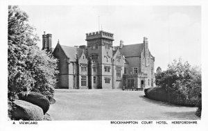 HEREFORDSHIRE ENGLAND~BROCKHAMPTON COURT HOTEL~1962 VIEW CARD PHOTO POSTCARD