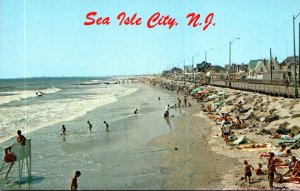 New Jersey Sea Isle City Beach Scene