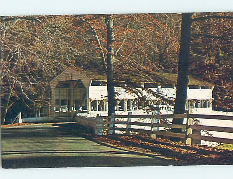 Unused Pre-1980 COVERED BRIDGE Valley Forge - Philadelphia Pennsylvania PA H7688