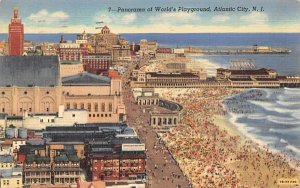 Panorama of World's Playground Atlantic City, New Jersey  