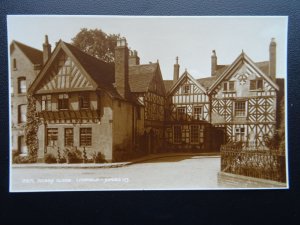 Lichfield Cathedral VICARS CLOSE c1930's RP Postcard by Judges 17271