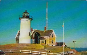 Nobska Lighthouse At Woods Hole Cape Cod Massachusetts