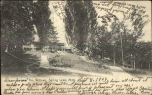 Spring Lake MI The Willows c1910 Postcard
