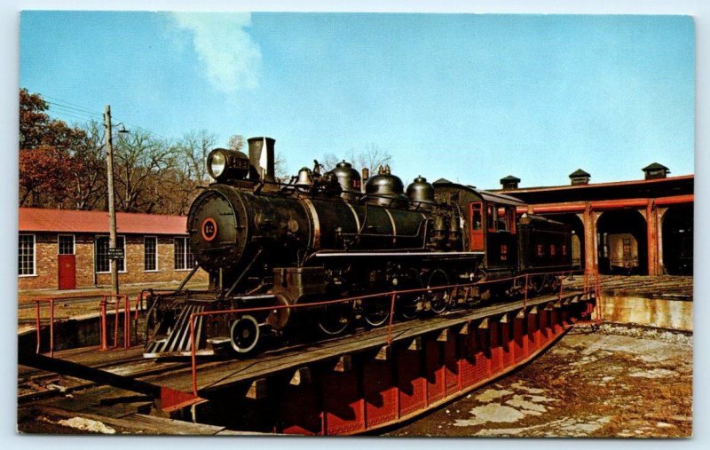 ROCKHILL FURNACE, PA Pennsylvania ~ E. BROAD TOP RAILROAD ENGINE c1960s Postcard