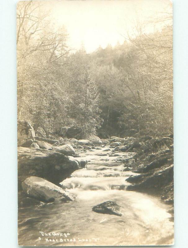 Pre-1945 rppc NICE VIEW Bread Loaf In Ripton - By Middlebury &Salisbury VT i5717