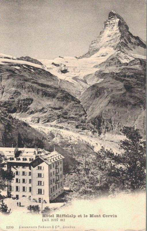 Switzerland Hotel Riffelalp et le Mont Cervin 02.87