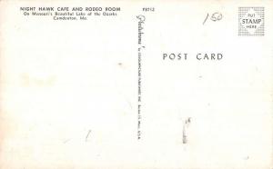 Camdenton Missouri Night Hawk Cafe Multiview Vintage Postcard K100867