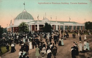 Agricultural or Provinces Building Toronto Exhibition Canada Vintage Postcard