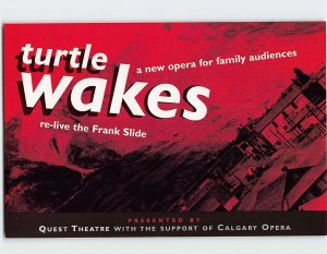 Postcard turtle wakes relive Jack Singer Concert Hall Calgary Canada