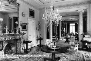 BR87692 the drawing room arlington court barnstaple devon real photo   uk
