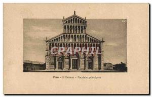 Postcard Old Main Pisa Duomo Faciata