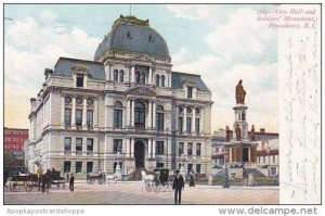 Rhode Island Providence City Hall And Soldiers Monument