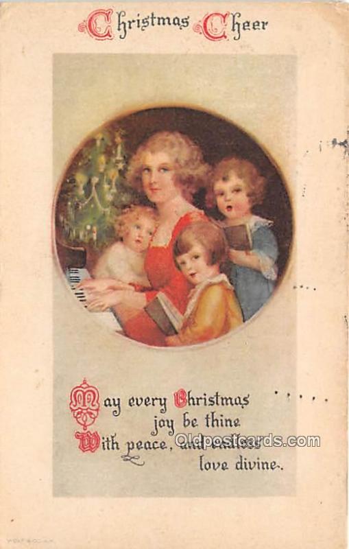 Christmas  Ellen H Clapsaddle Wolf Publishing Postal Used Unknown corner wear...